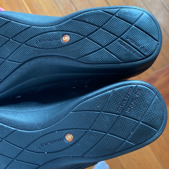 Clarks 8.5 m woman’s leather shoes walking comfort - Picture 9 of 12